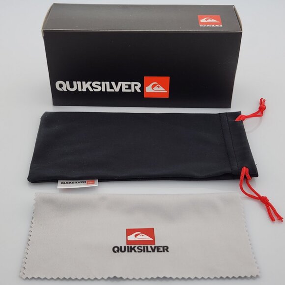 Quiksilver Shield Sunglasses USA Red White Blue Frame Orange Mirror Lens NEW - Picture 12 of 12